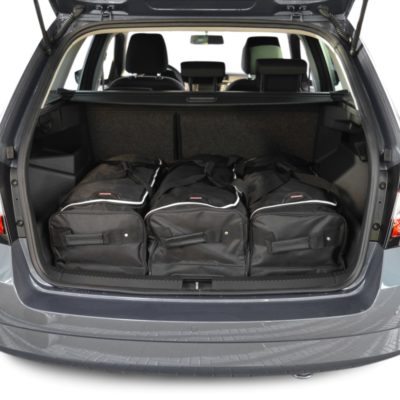 Pack de 6 sacs de voyage sur-mesure pour Skoda Fabia II Combi (5J) (de 2007 à 2014) - Gamme Classique