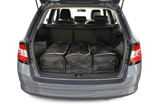 Pack de 6 sacs de voyage sur-mesure pour Skoda Fabia II Combi (5J) (de 2007 à 2014) - Gamme Classique