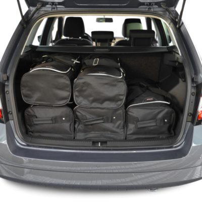 Pack de 6 sacs de voyage sur-mesure pour Skoda Fabia II Combi (5J) (de 2007 à 2014) - Gamme Classique