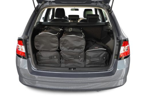 Pack de 6 sacs de voyage sur-mesure pour Skoda Fabia II Combi (5J) (de 2007 à 2014) - Gamme Classique