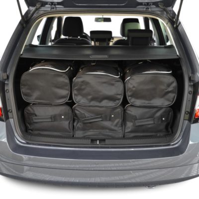 Pack de 6 sacs de voyage sur-mesure pour Skoda Fabia II Combi (5J) (de 2007 à 2014) - Gamme Classique