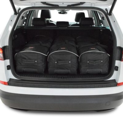 Pack de 6 sacs de voyage sur-mesure pour Skoda Kodiaq (NS) (depuis 2017) - Gamme Classique