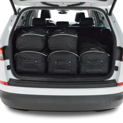 Pack de 6 sacs de voyage sur-mesure pour Skoda Kodiaq (NS) (depuis 2017) - Gamme Classique