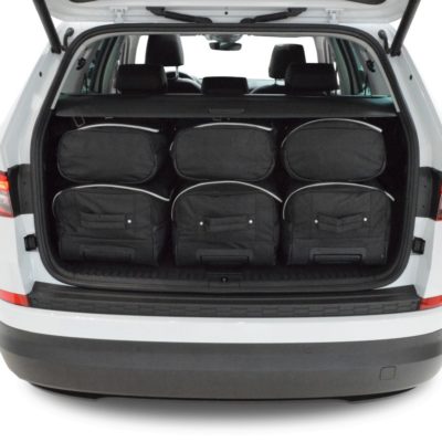 Pack de 6 sacs de voyage sur-mesure pour Skoda Kodiaq (NS) (depuis 2017) - Gamme Classique