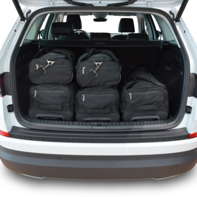 Pack de 6 sacs de voyage sur-mesure pour Skoda Kodiaq (NS) (depuis 2017) - Gamme Pro.Line