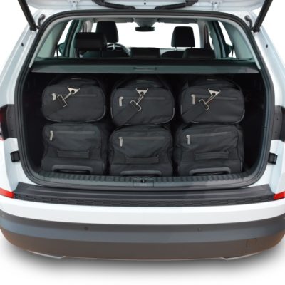 Pack de 6 sacs de voyage sur-mesure pour Skoda Kodiaq (NS) (depuis 2017) - Gamme Pro.Line