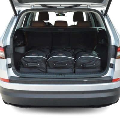 Pack de 6 sacs de voyage sur-mesure pour Skoda Kodiaq (NS) (depuis 2017) - Gamme Classique