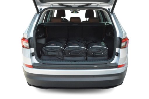 Pack de 6 sacs de voyage sur-mesure pour Skoda Kodiaq (NS) (depuis 2017) - Gamme Classique