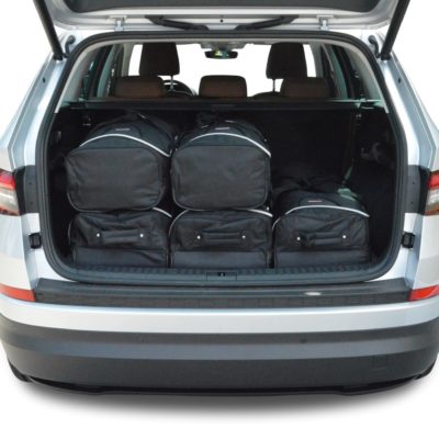 Pack de 6 sacs de voyage sur-mesure pour Skoda Kodiaq (NS) (depuis 2017) - Gamme Classique