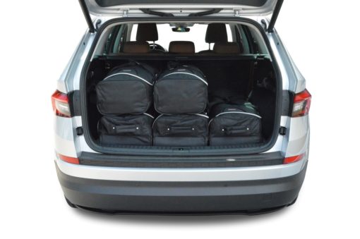 Pack de 6 sacs de voyage sur-mesure pour Skoda Kodiaq (NS) (depuis 2017) - Gamme Classique