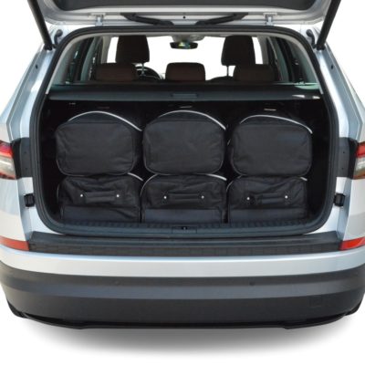 Pack de 6 sacs de voyage sur-mesure pour Skoda Kodiaq (NS) (depuis 2017) - Gamme Classique