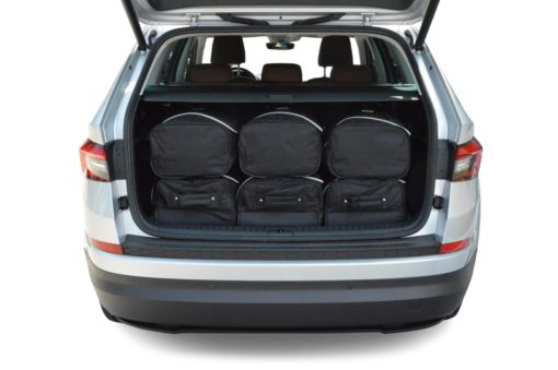 Pack de 6 sacs de voyage sur-mesure pour Skoda Kodiaq (NS) (depuis 2017) - Gamme Classique