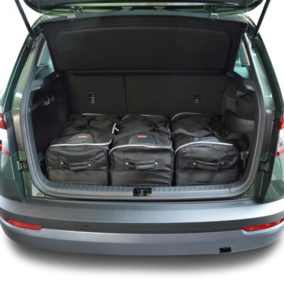 Pack de 6 sacs de voyage sur-mesure pour Skoda Karoq (NU) (depuis 2017) - Gamme Classique