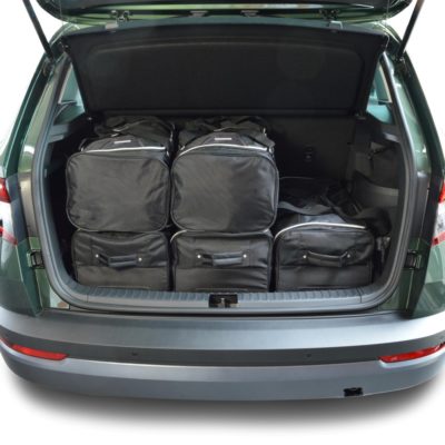 Pack de 6 sacs de voyage sur-mesure pour Skoda Karoq (NU) (depuis 2017) - Gamme Classique