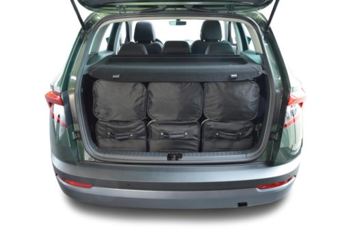 Pack de 6 sacs de voyage sur-mesure pour Skoda Karoq (NU) (depuis 2017) - Gamme Classique