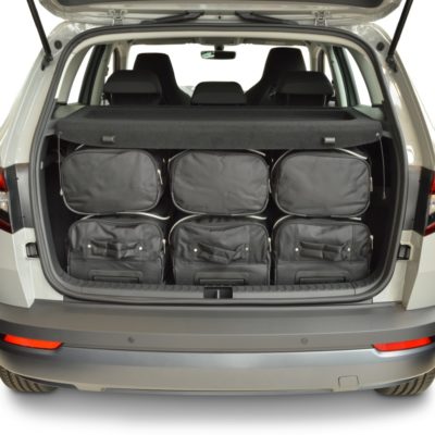 Pack de 6 sacs de voyage sur-mesure pour Skoda Karoq (NU) (depuis 2017) - Gamme Classique