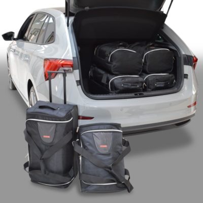 Pack de 6 sacs de voyage sur-mesure pour Skoda Scala (NW1) (depuis 2019) - Gamme Classique