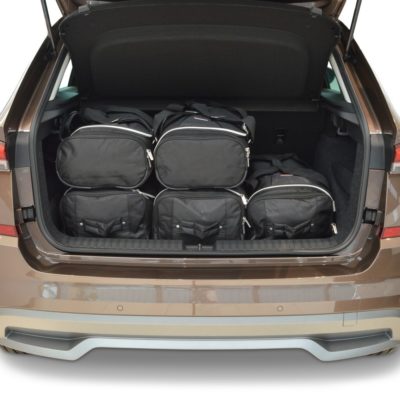 Pack de 6 sacs de voyage sur-mesure pour Skoda Kamiq (NW4) (depuis 2019) - Gamme Classique