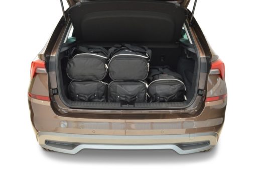 Pack de 6 sacs de voyage sur-mesure pour Skoda Kamiq (NW4) (depuis 2019) - Gamme Classique