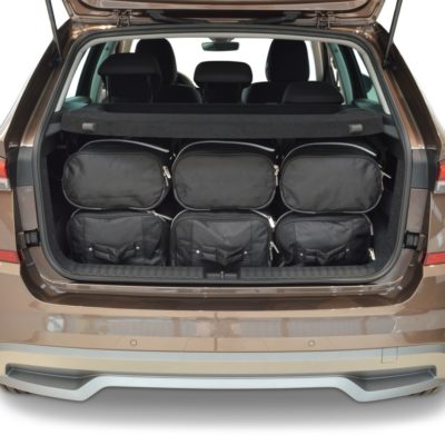 Pack de 6 sacs de voyage sur-mesure pour Skoda Kamiq (NW4) (depuis 2019) - Gamme Classique