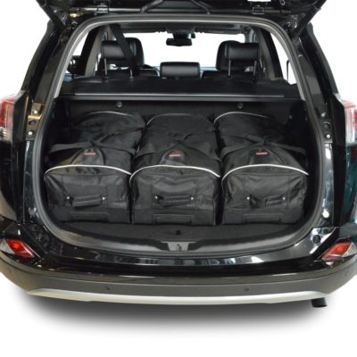 Pack de 6 sacs de voyage sur-mesure pour Toyota RAV4 IV (XA40) (de 2013 à 2018) - Gamme Classique