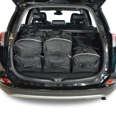 Pack de 6 sacs de voyage sur-mesure pour Toyota RAV4 IV (XA40) (de 2013 à 2018) - Gamme Classique