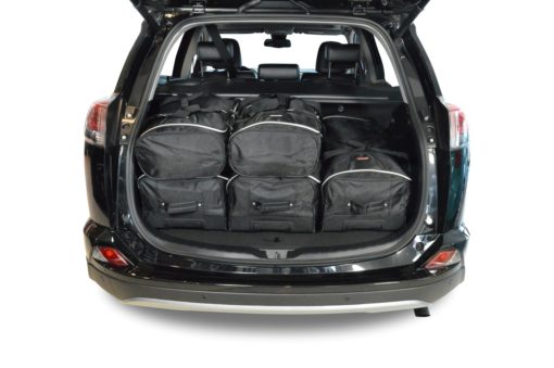 Pack de 6 sacs de voyage sur-mesure pour Toyota RAV4 IV (XA40) (de 2013 à 2018) - Gamme Classique