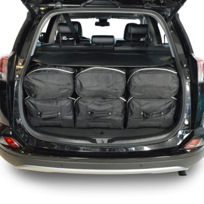 Pack de 6 sacs de voyage sur-mesure pour Toyota RAV4 IV (XA40) (de 2013 à 2018) - Gamme Classique