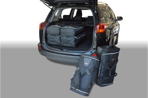 Pack de 6 sacs de voyage sur-mesure pour Toyota RAV4 IV (XA40) (de 2013 à 2018) - Gamme Classique