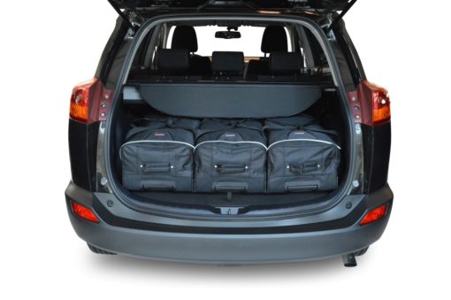 Pack de 6 sacs de voyage sur-mesure pour Toyota RAV4 IV (XA40) (de 2013 à 2018) - Gamme Classique