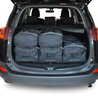 Pack de 6 sacs de voyage sur-mesure pour Toyota RAV4 IV (XA40) (de 2013 à 2018) - Gamme Classique