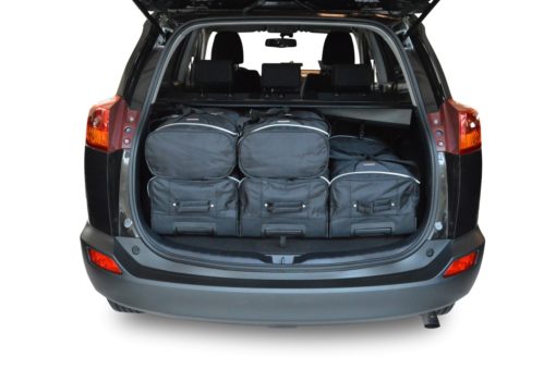 Pack de 6 sacs de voyage sur-mesure pour Toyota RAV4 IV (XA40) (de 2013 à 2018) - Gamme Classique