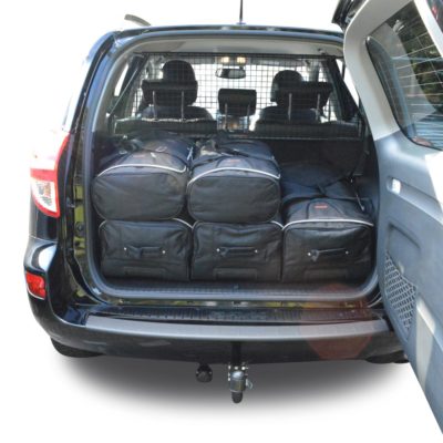 Pack de 6 sacs de voyage sur-mesure pour Toyota RAV4 III (XA30) (de 2006 à 2013) - Gamme Classique