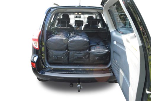 Pack de 6 sacs de voyage sur-mesure pour Toyota RAV4 III (XA30) (de 2006 à 2013) - Gamme Classique