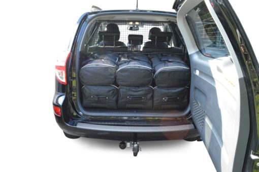 Pack de 6 sacs de voyage sur-mesure pour Toyota RAV4 III (XA30) (de 2006 à 2013) - Gamme Classique