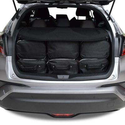 Pack de 6 sacs de voyage sur-mesure pour Toyota C-HR (depuis 2016) - Gamme Classique