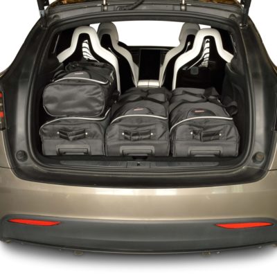 Pack de 6 sacs de voyage sur-mesure pour Tesla Model X (depuis 2015) - Gamme Classique