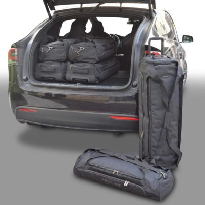 Pack de 6 sacs de voyage sur-mesure pour Tesla Model X (depuis 2015) - Gamme Pro.Line