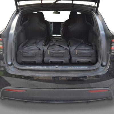 Pack de 6 sacs de voyage sur-mesure pour Tesla Model X (depuis 2015) - Gamme Pro.Line