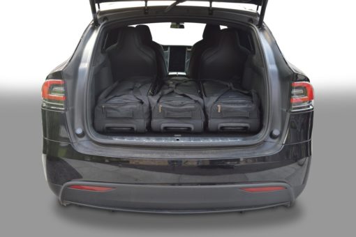 Pack de 6 sacs de voyage sur-mesure pour Tesla Model X (depuis 2015) - Gamme Pro.Line