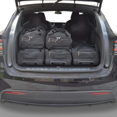 Pack de 6 sacs de voyage sur-mesure pour Tesla Model X (depuis 2015) - Gamme Pro.Line