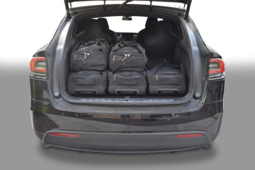 Pack de 6 sacs de voyage sur-mesure pour Tesla Model X (depuis 2015) - Gamme Pro.Line