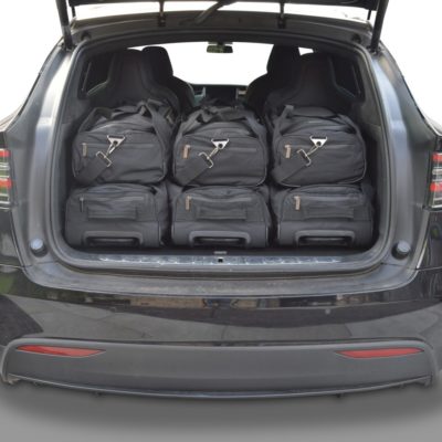 Pack de 6 sacs de voyage sur-mesure pour Tesla Model X (depuis 2015) - Gamme Pro.Line