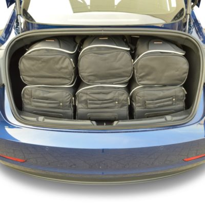 Pack de 6 sacs de voyage sur-mesure pour Tesla Model 3 (depuis 2017) - Gamme Classique