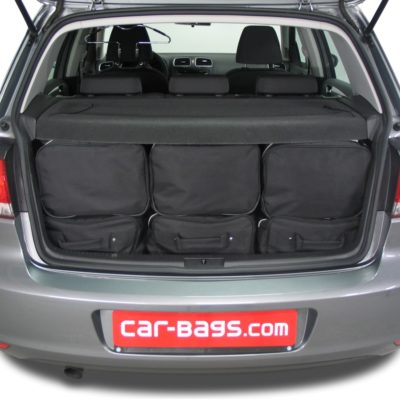 Pack de 6 sacs de voyage sur-mesure pour Volkswagen Golf VI (5K) (de 2008 à 2012) - Gamme Classique