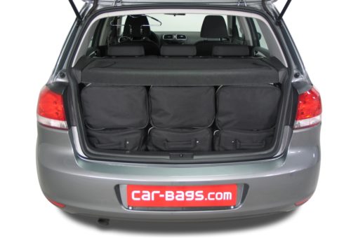 Pack de 6 sacs de voyage sur-mesure pour Volkswagen Golf VI (5K) (de 2008 à 2012) - Gamme Classique