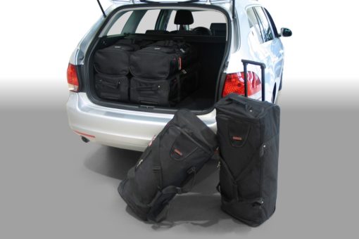 Pack de 6 sacs de voyage sur-mesure pour Volkswagen Golf V Variant (1K) (de 2007 à 2009) - Gamme Classique