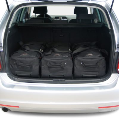 Pack de 6 sacs de voyage sur-mesure pour Volkswagen Golf V Variant (1K) (de 2007 à 2009) - Gamme Classique