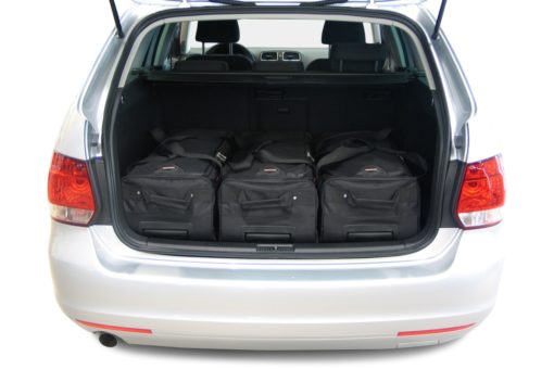 Pack de 6 sacs de voyage sur-mesure pour Volkswagen Golf V Variant (1K) (de 2007 à 2009) - Gamme Classique