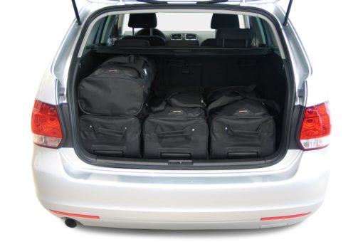 Pack de 6 sacs de voyage sur-mesure pour Volkswagen Golf V Variant (1K) (de 2007 à 2009) - Gamme Classique